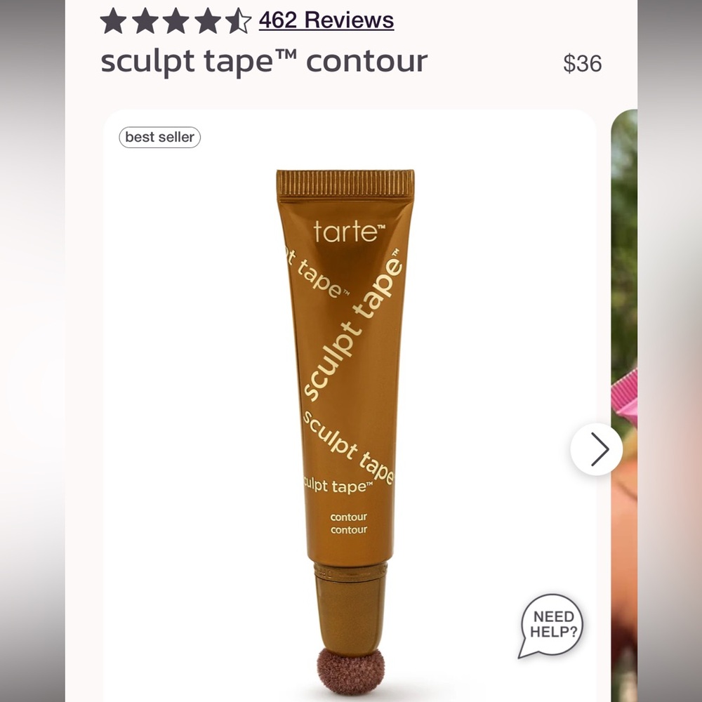 Tarte sculpt tape contour soft bronze